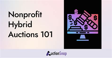 Online and Hybrid Auctions for Nonprofits .